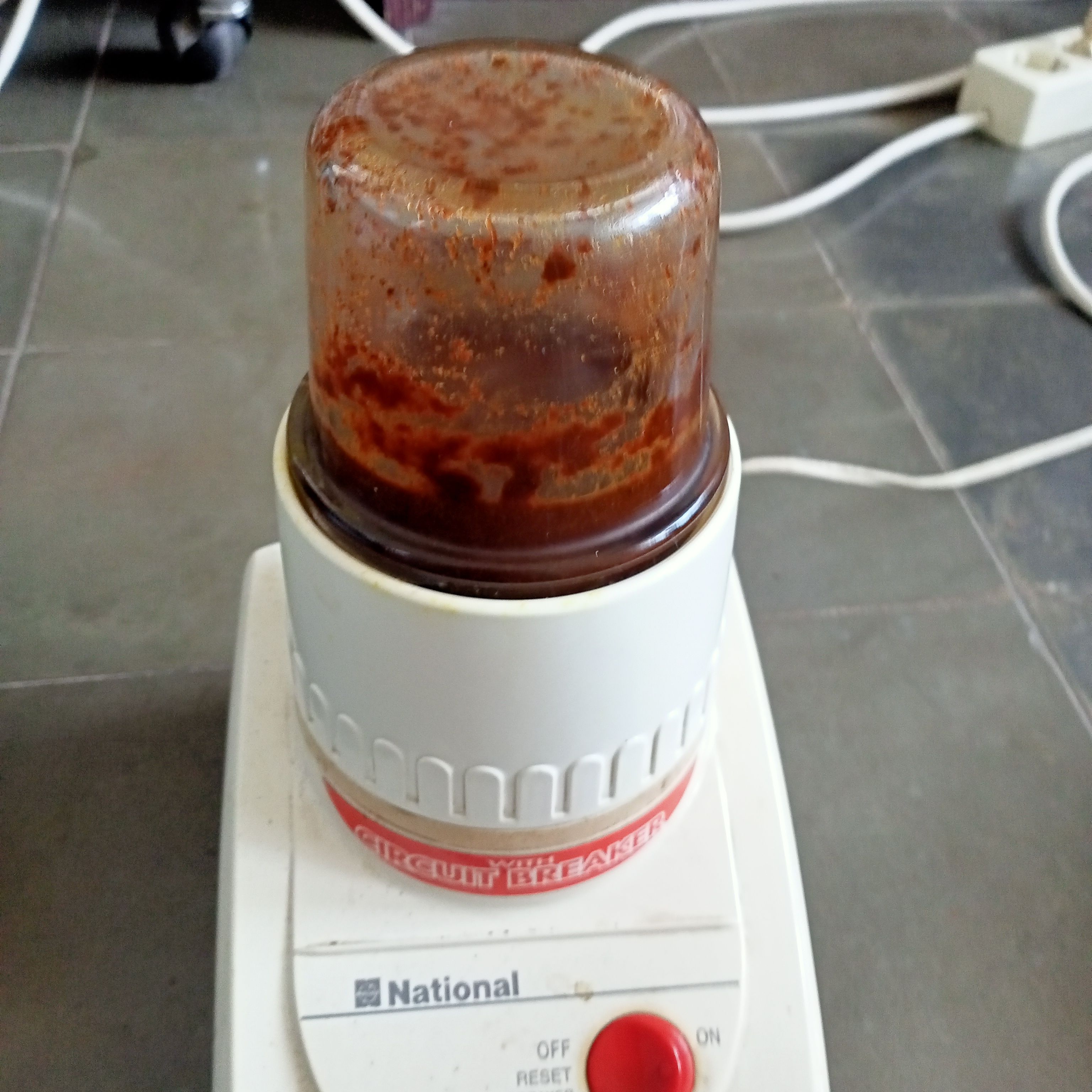 Hasil sangrai diblender (dokumen pribadi)