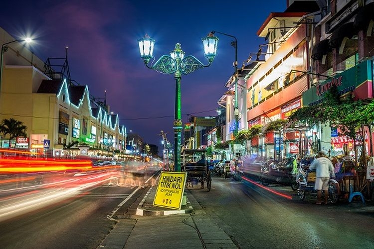 Ilustrasi Jalan Malioboro, Yogyakarta. Sumber: Shutterstock/John Chica via Kompas.com