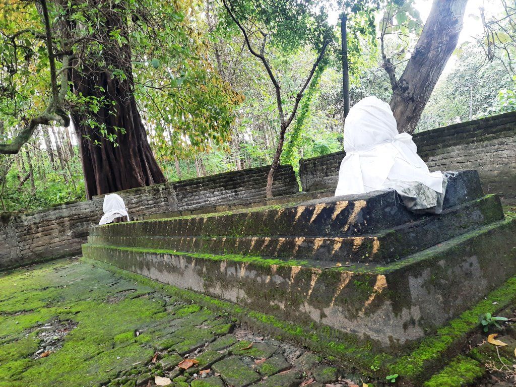 Makam Dowo yang dihormati warga dusun sebagai makam leluhur di Dusun Wangun, Kec. Sugio, Lamongan. Dokumentasi pribasi