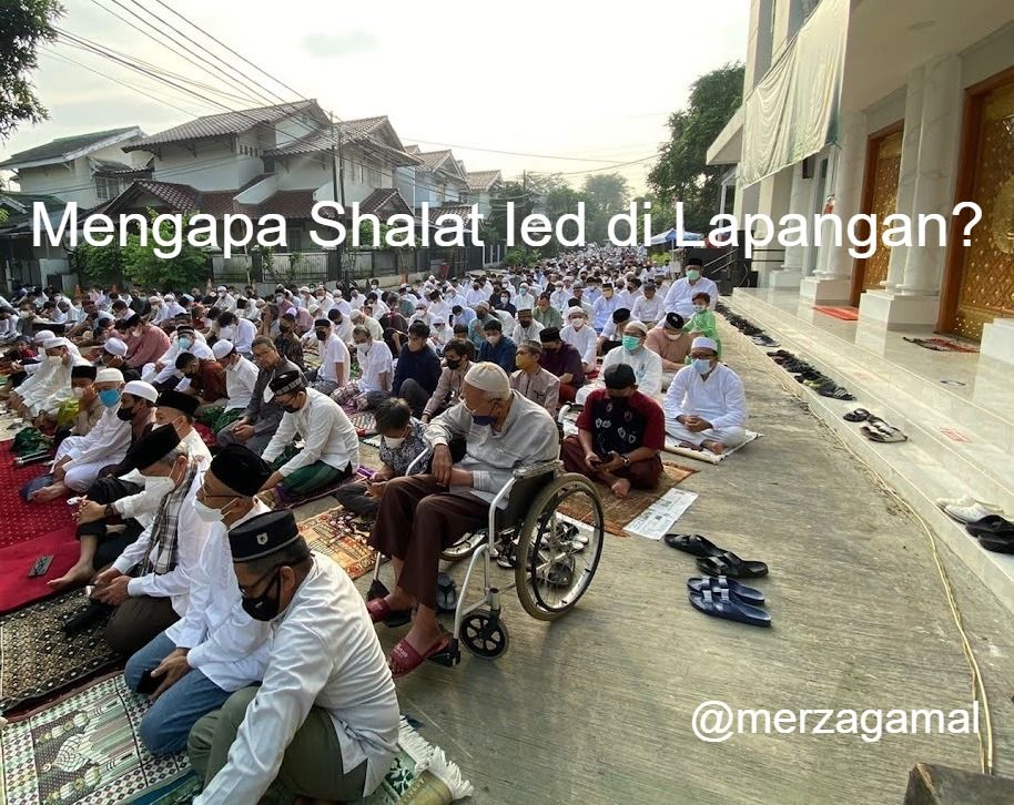 Image: Suasana Shalat Ied di Cluster Mertilang, Kota Mandiri Bintaro Jaya (by Merza Gamal)