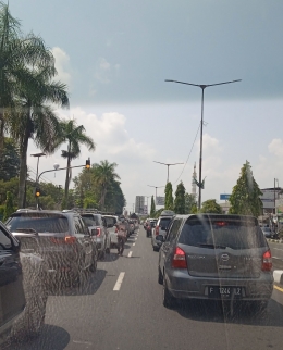 Lalu lintas sekitar Prambanan  (Dokpri)