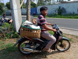 Terpaksa dibawa pulang lagi. | Dokumen pribadi.