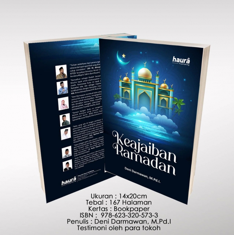 Buku Keajaiban Ramadan, buku ke-3 Deni Darmawan (Dokpri)