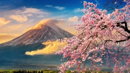Gunung Fuji dan Sakura sebagai ikon Jepang