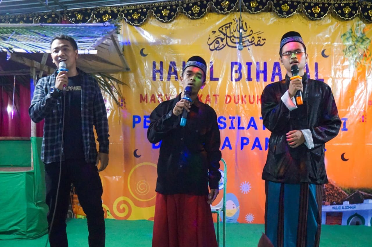 Trio candu menyanyikan beberapa lagu sebagai opening acara (dokpri)