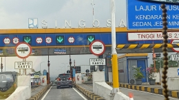 Pintu tol Singosari Malang (8/05/2022) Foto Dokpri