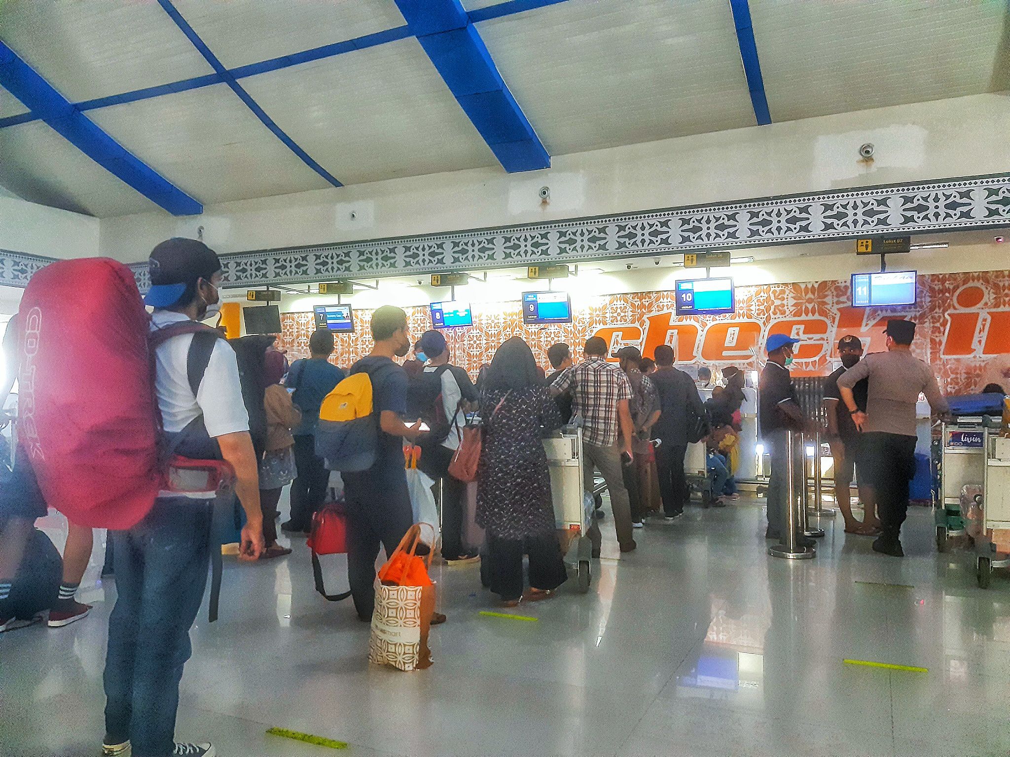 Check-in Bandara Babullah Ternate / Dokpri