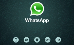Logo aplikasi komunikasi, Whatsapp (foto :wallpapercave).