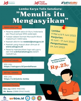 Info lomba menulis. dokpri