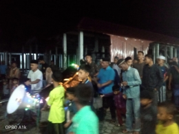 Suasana malam takbiran Idul Fitri 1443 H di Pulau Baguk, Aceh Singkil (Dok. Pribadi)