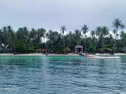 Panorama pantai pulau Panjang (Dok. Pribadi) 