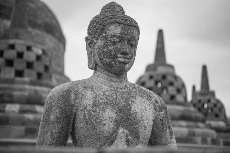 Buddha Rupang di Candi Borobudur, foto dari pixabay.com