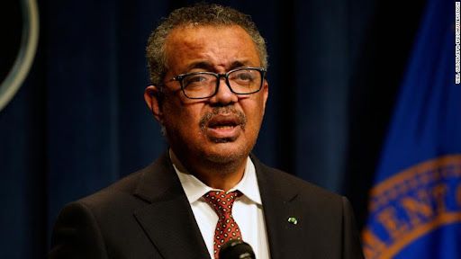 Dirjen Badan Kesehatan Dunia (WHO) Tedros Adhanom Ghebreyesus. | Sumber: CNN 