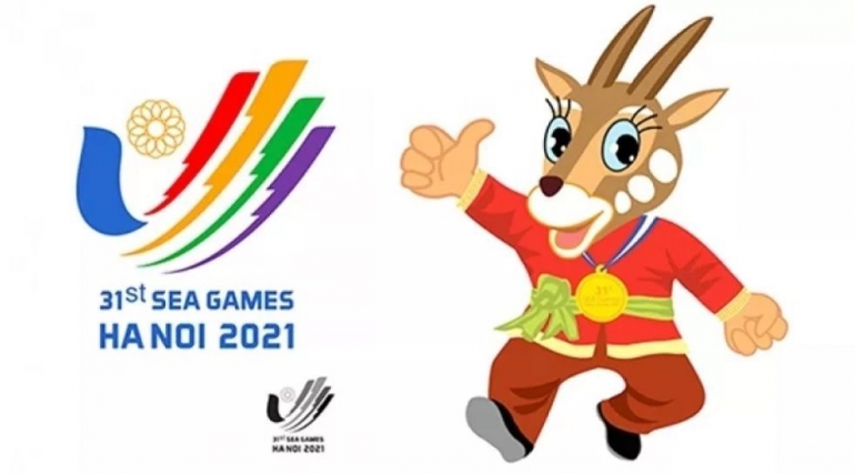 Logo resmi SEA Games 2022 di Hanoi Vietnam (Sumber:Vietnam News )