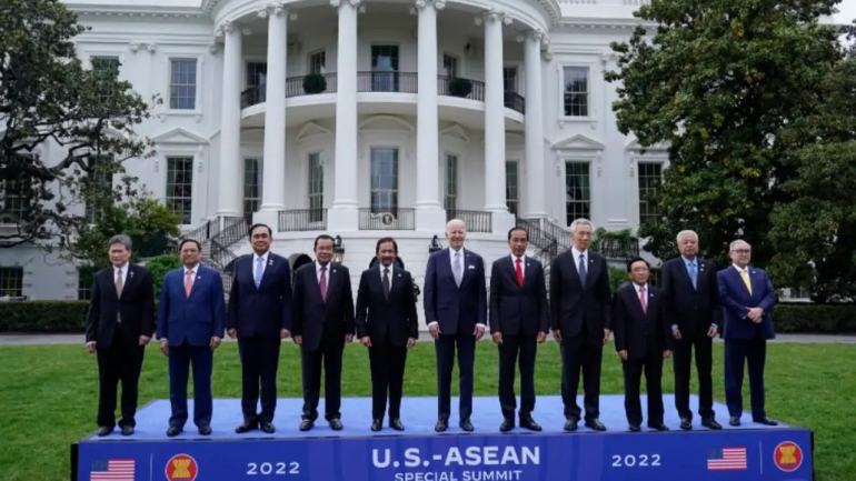 Pertemuan Khsusu ASEAN-Amerika berlangsung 12-13 Mei 2022. Photo: AFP. 