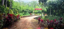Uji nyali bermobil melewati jalan makadam dari Kampung Pagergunung ke Kampung Baru. Sumber: Dokpri