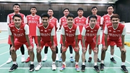 Tim Piala Thomas Indonesia 2022 (Sumber: PBSI)