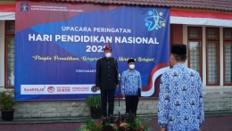 Kakanwil Imam Jauhari pimpin Upacara Hardiknas di Kanwil Kemenkumham DIY (Foto: Humas Kanwil Kemenkumham DIY)