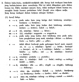 Variasi huruf hidup kata-kata sinonim dalam PETUNDJUK Kamus Umum Bahasa Indonesia Tjetakan ke 2 (dok. pri. Ikhwanul Halim) 