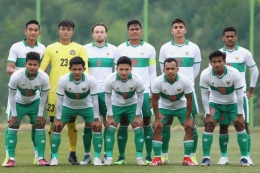 Timnas U-23 sebelum berlaga di SEA Games. Foto: PSSI dipublikasikan Kompa.com