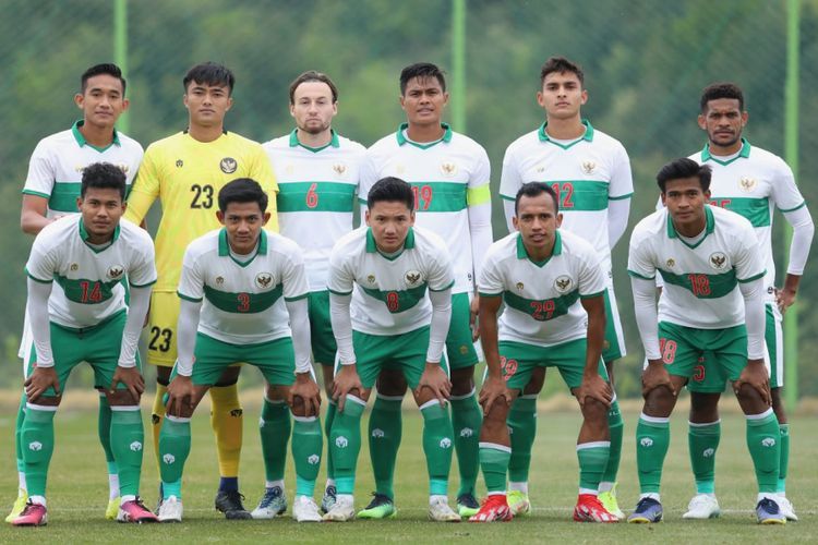 Timnas U-23 sebelum berlaga di SEA Games. Foto: PSSI dipublikasikan Kompa.com