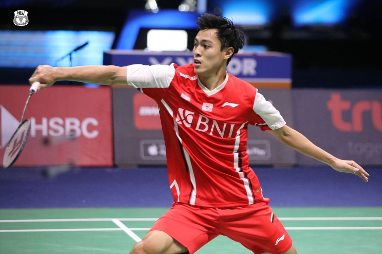 Shesar Hiren Rhustavito Selaku Tunggal Putra Ketiga Indonesia (https://twitter.com/INABadminton)