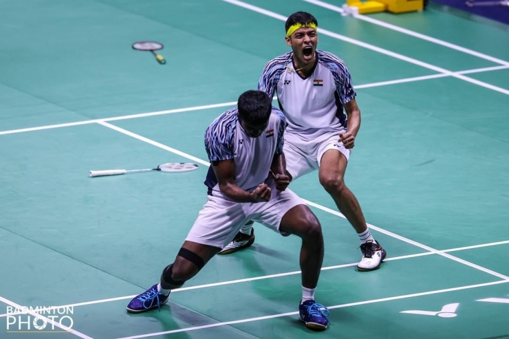 India keluar sebagai kampiun Thomas Cup 2022 setelah mengalahkan Indonesia dengan skor telak 3-0. | Source: Instagram.com/badmintonphoto_official