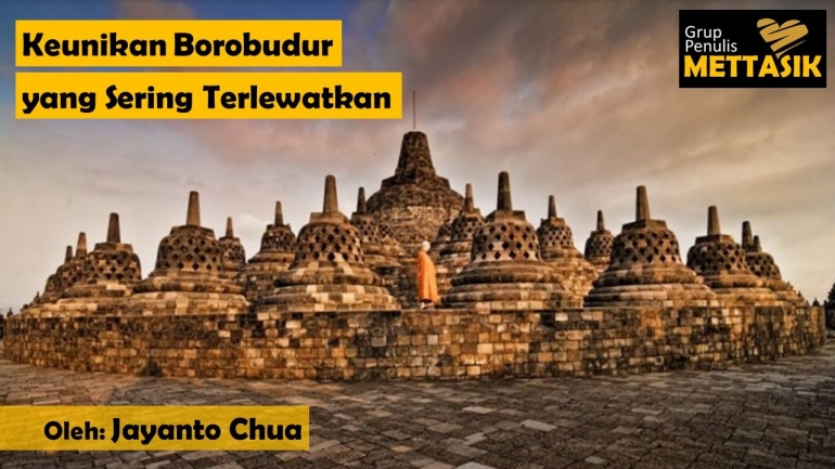 Keunikan Borobudur yang Sering Terlewatkan (gambar: nasional.okezone.com, diolah pribadi)