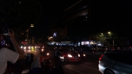  Kondisi Lalu lintas di Simpang Lima, Semarang.