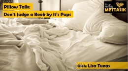 Pillow talk: Don't Judge a Book by It's Pups (gambar: today.com, diolah pribadi)