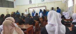 Sambutan Wakil Kepala Sekolah SMK Al-Hidayah Lestari Bapak. Drs. Fahrudin (dokpri)