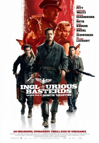 Poster film Inglourious Basterds | Sumber gambar: IMDB
