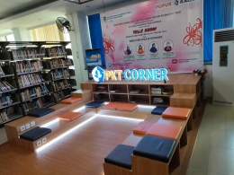 tempat membaca di perpustakaan sumbangsih PKT Bontang (Dokpri)