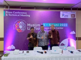 Narasumber yang hadir dalam Press Conference Muslim Life Fair 2022 (doc. Ima)