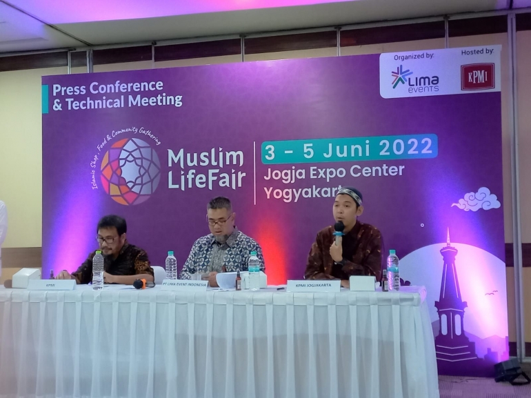 Suasana Press Conference Muslim Life Fair 2022 (doc. Ima)