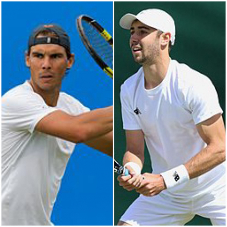 Rafael Nadal dan Jordan Thompson akan saling berhadapan di putaran pertama French Open 2022. Sumber foto : en.wikipedia.org