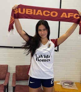 Pemain Timnas Putri Indonesia, Sabreena Dressler kini merumput bersama Subiaco AFC | Instagram: @Sabreenadressler
