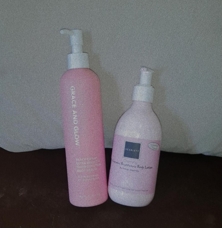 Dokpri/ Scarlett body lotion & Grace and Glow body lotion