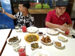 Menu masakan di warung Bang Din | Dok Pri