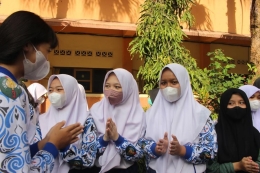 Halal Bihalal di sekolah, dokumentasi pribadi Apple