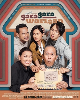Postern resmi Film Gara-Gara Warisan produksi Starvision (Foto : Imdb)