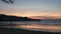 Senja di Pantai Jimbaran (dok.kagarul)