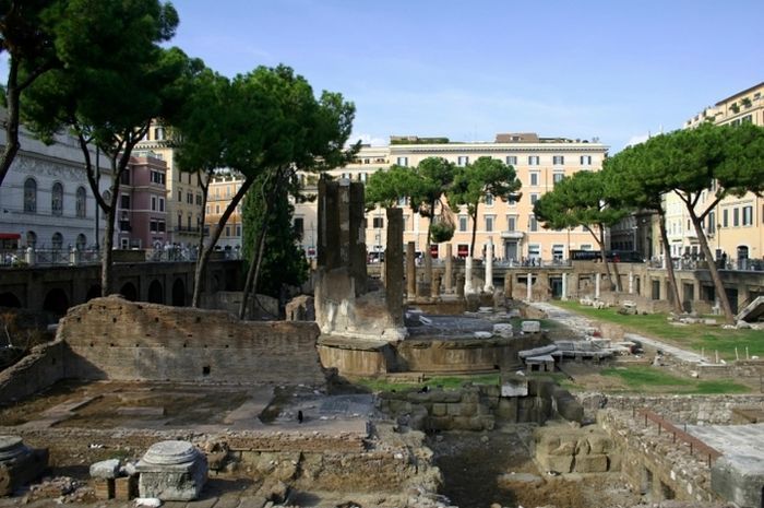 Benarkah ini tempat Julius Caesar ditusuk? (Sumber: nationalgeographic.grid.id)