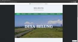 Website Desa Belung. Dok : Andriansah AS/dokpri