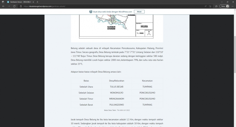 Website Desa Belung Dok: Andriansah As/dokpri