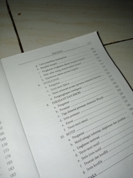 Foto Dokpri | Sebuah bagian dari daftar isi buku Pengantar Psikologi Umum,. Foto 23/05/2022 oleh M. Erik Ibrahim