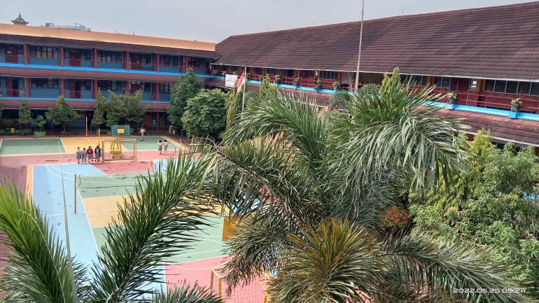 Gedung SMP Xaverius 1 Palembang sebagai Pendidikan Formal. Dok. Pribadi