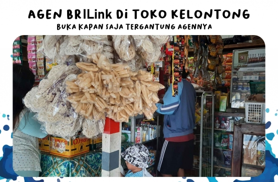 Toko kelontong merangkap agen BRILink (dokpri)