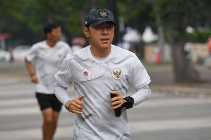 Shin Tae-yong, pelatih Timnas Indonesia (Kompas.com)
