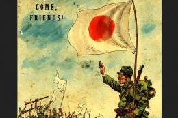 Ilustrasi propaganda Jepang (Kompas.com)